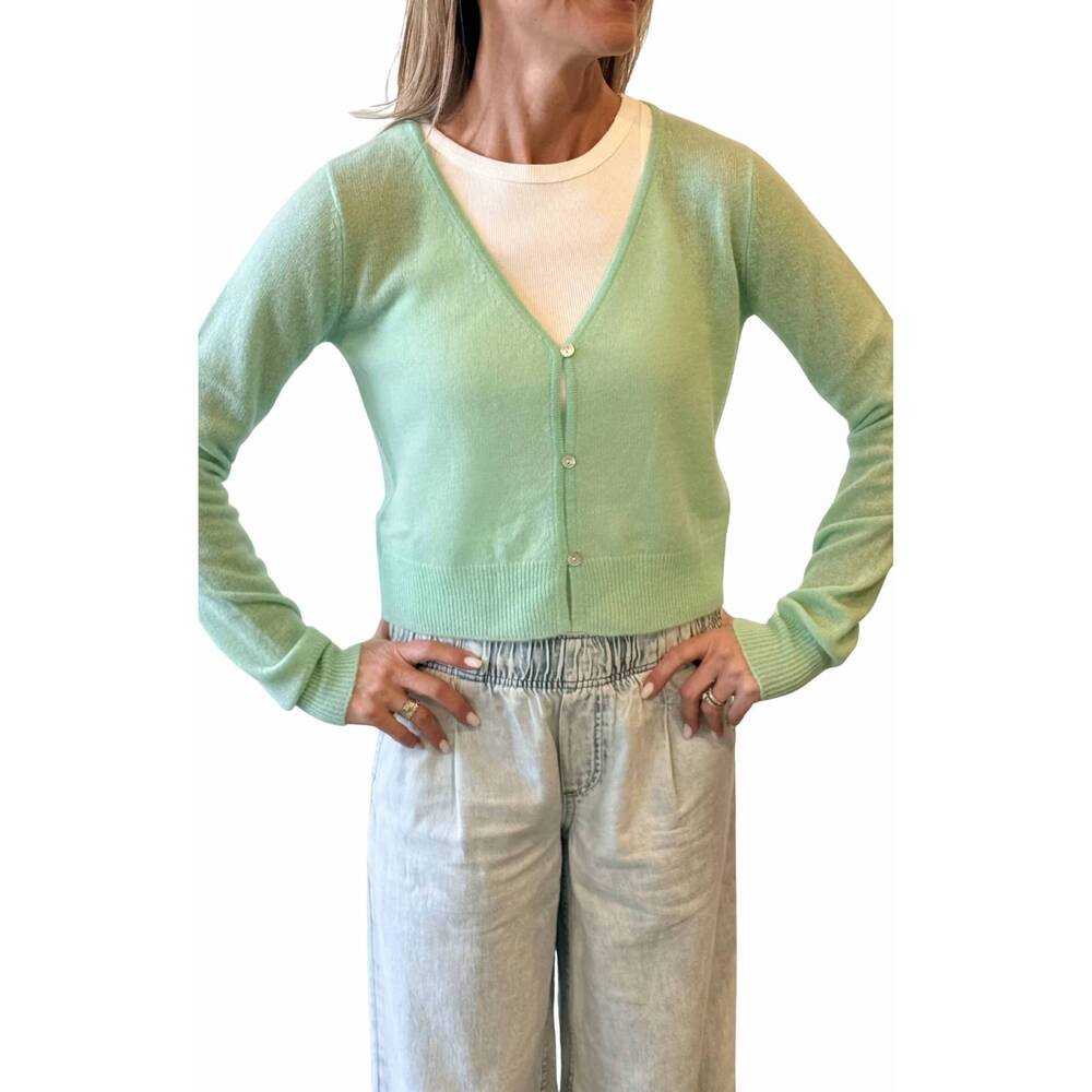 NEW COLORUSH sunchaser cardigan in seaglass